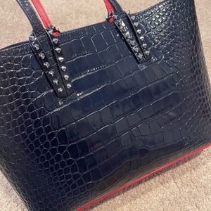 Christian Louboutin Croc Embossed Leather tote - authentic!!!